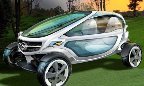 Электрический автомобиль для гольфа от Mercedes